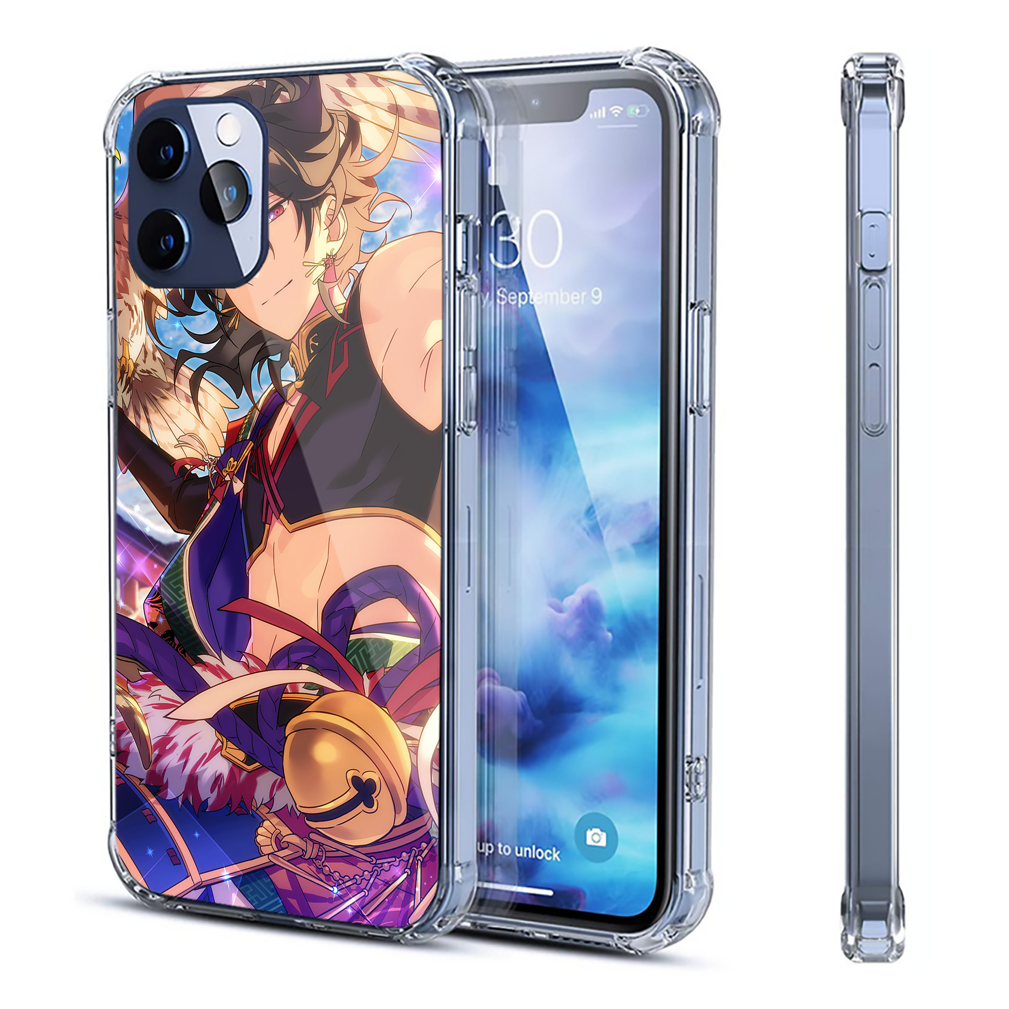 （画像用） あんさんぶるスターズ! Ensemble Stars 【iPhone 12シリーズ対応】透明スマホケース（クリアソフトケース）